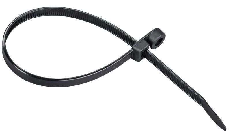 Хомут 7.6х300мм P6.6 с винтовым креплением черн. (уп.100шт) IEK UHH12-D076-300-100-K02