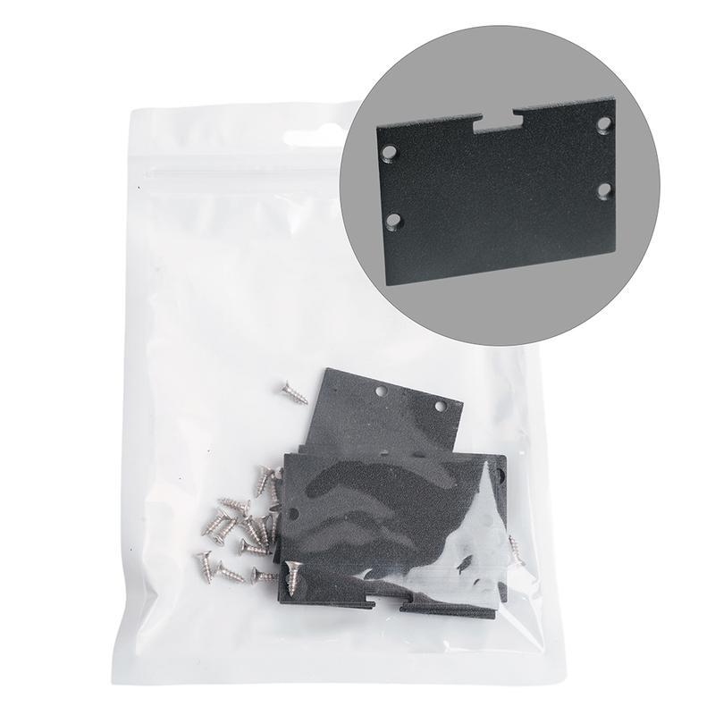 Заглушка черная без отверстия для профиля CAB257 LD239 (уп.4шт) FERON 52093