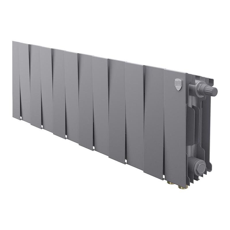 Радиатор PianoForte 200 VDR80 12 секц. биметал. Silver Satin Royal Thermo НС-1506336