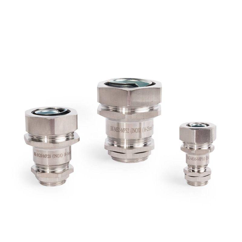 Ввод кабельный для металлорукава ВК-М25(13-18мм)-МР20 (INOX) нерж. сталь Fortisflex 89112