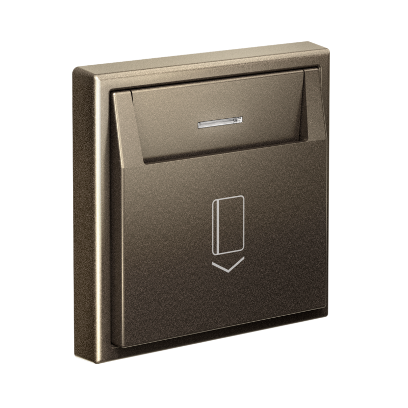 Выключатель карточный ArtGallery 10А без задержки времени быстрозажим. клем. мокко SE GAL000614S