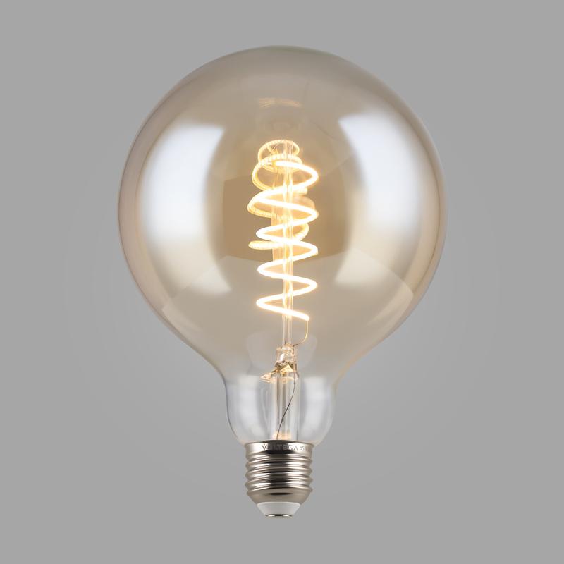 Лампа светодиодная филаментная Loft 271 G125 4Вт 2700К E27 Voltega 8518