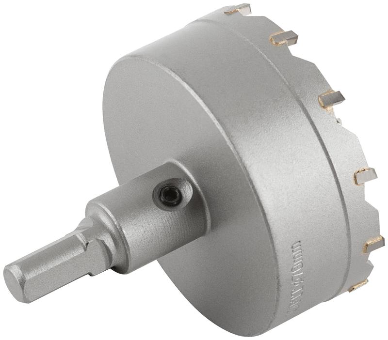 Коронка кольцевая с карбидными вставками профи (для отверстий в нержавеющей стали) 70мм FIT 36855