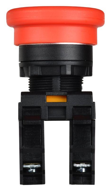 Кнопка "Грибок" d22мм 1НО+1НЗ MASTER с фиксацией красн. IEK MI-BG60-11M-3-21-K04