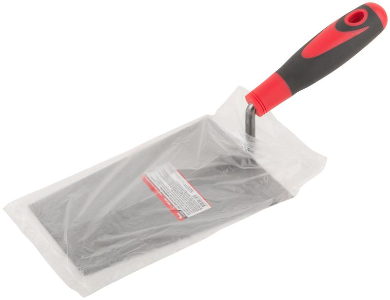 Мастерок каменщика 180мм прорезиненная ручка КУРС 04938