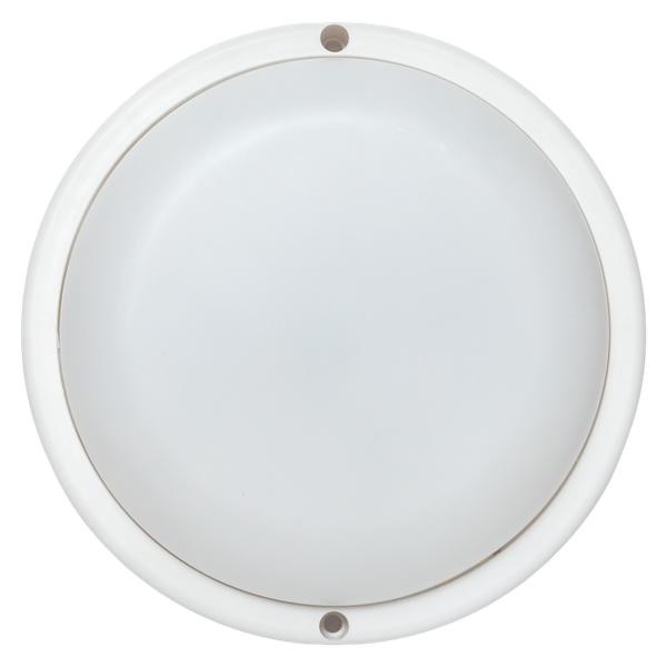 Светильник светодиодный ЖКХ ДПО-1400 18Вт 6500К IP65 круг с микроволнов. датчиком движения LUMA EKF BKL-1400DM-R-18-6500