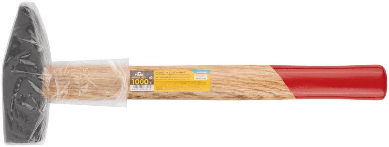 Молоток 1000г деревянная ручка MOS 44048М