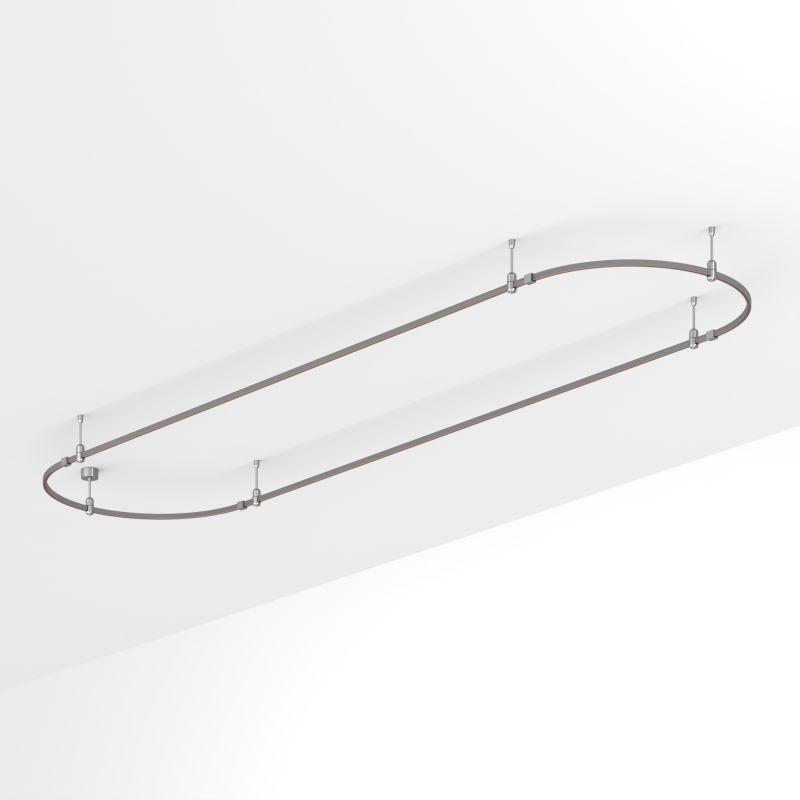 Трек ART-APRIORI-OVAL-ROD-200-4000х1000 TN IP20 метал. Arlight 054528