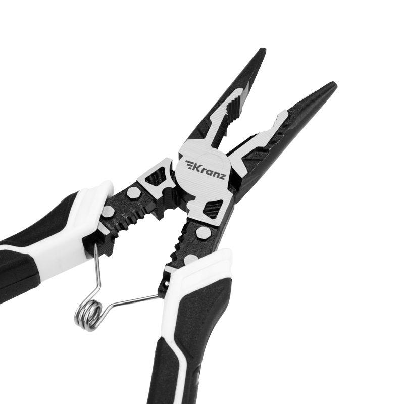 Тонкогубцы многофункциональные универсальные 200мм Kranz KR-12-4653-5