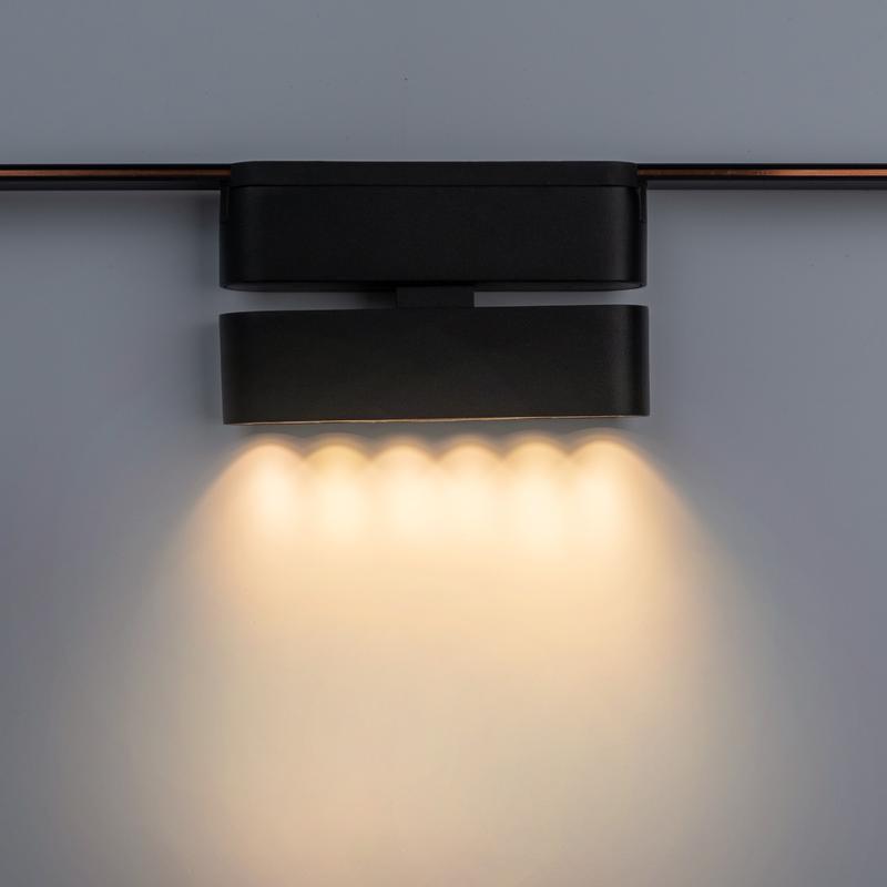 Светильник светодиодный трековый MTR16 1306R 6Вт 4000К spot 36град. BL IP20 низковольтный Pro черн. JazzWay 5056978