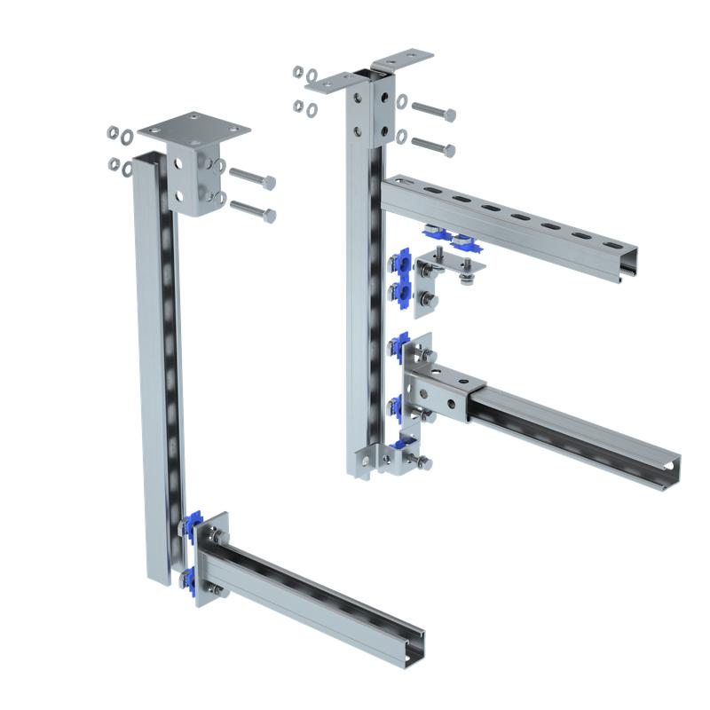 Гайка канальная с фиксатором М10 ZN КМ LO65523