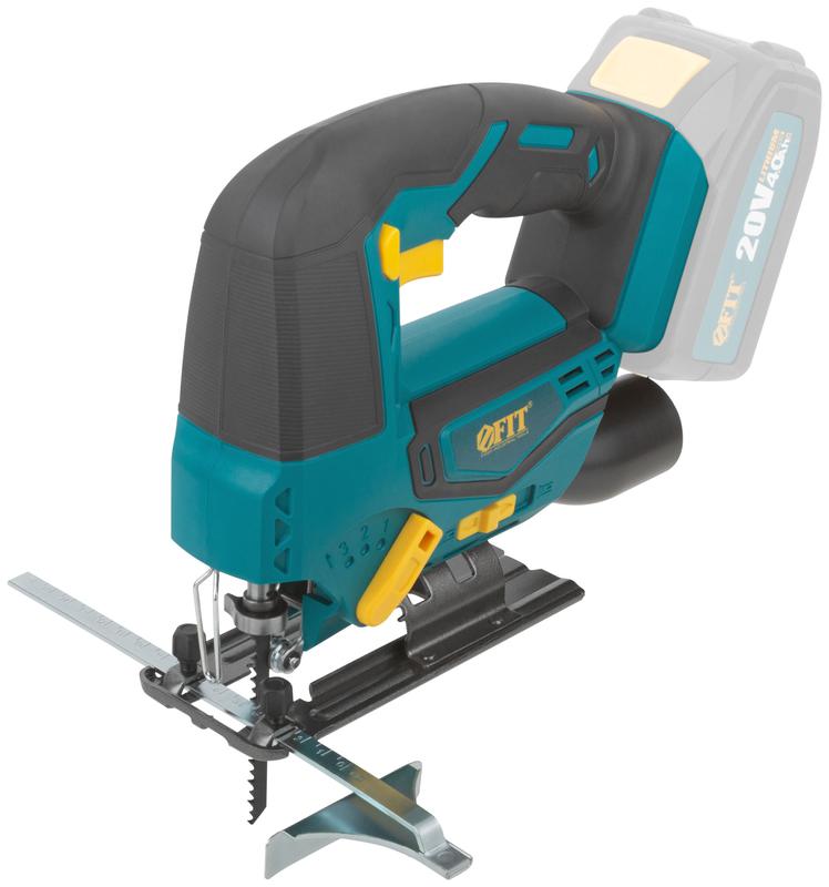 Лобзик аккумуляторный 20В 0-2500ход/мин 80мм БзП маятник без АКБ FIT 79916