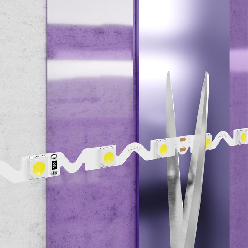 Лента светодиодная 24В 5050 12Вт/м 6000К IP20 (уп.5м) Maytoni 20046