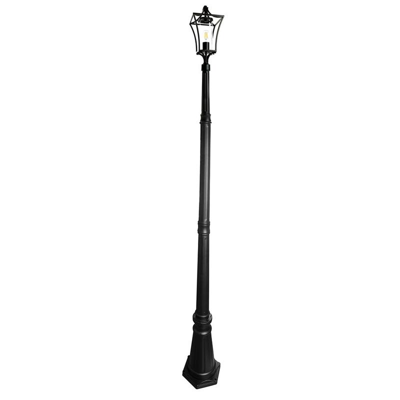 Светильник садово-парковый 60Вт 230В E27 черн. PL737 FERON 51273