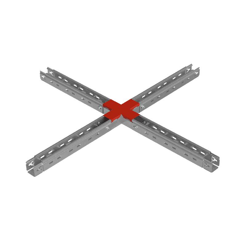 Крышка Х-разветвителя прямого 50мм "ПЛЮС" КМ PL18648