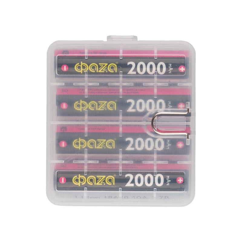 Аккумулятор 18650 3.7В Li-Ion 2000мА.ч без платы защиты PB-4 (уп.4шт) ФАZА 5060319