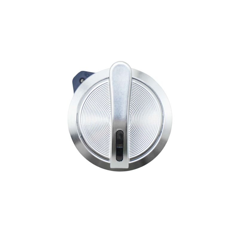 Головка переключателя на 3 положения с возвратом стандартная ручка алюм. черн. DKC M22S-M3A