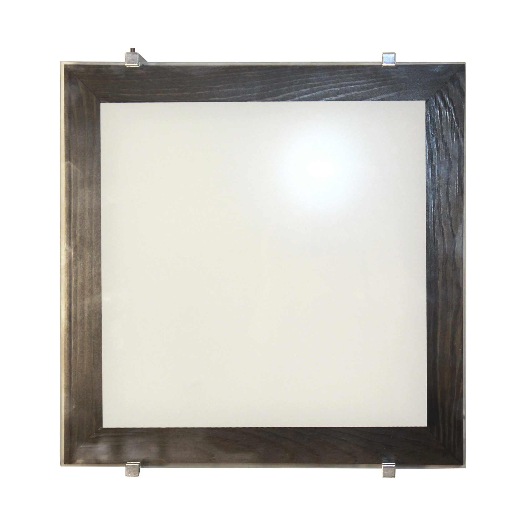 Светильник Полесье 300х300 НПБ 09-2х40-001 М94 белый корпус венге держатель хром ИУ