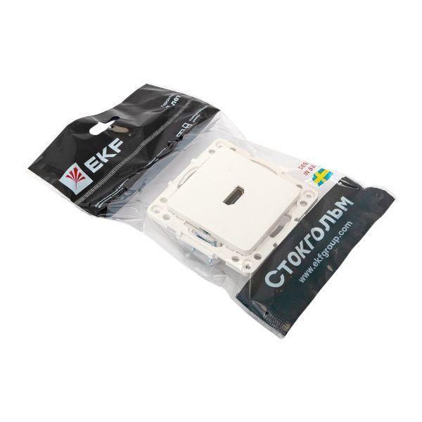 Розетка Стокгольм HDMI механизм бел. EKF EYA00-327-10