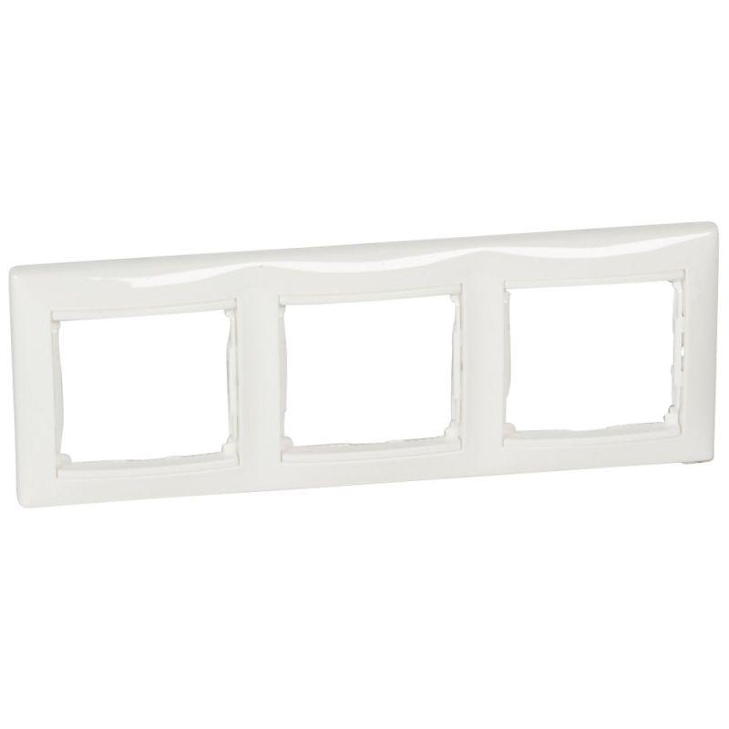 Рамка 3-м Valena горизонт. бел. IEK 774453