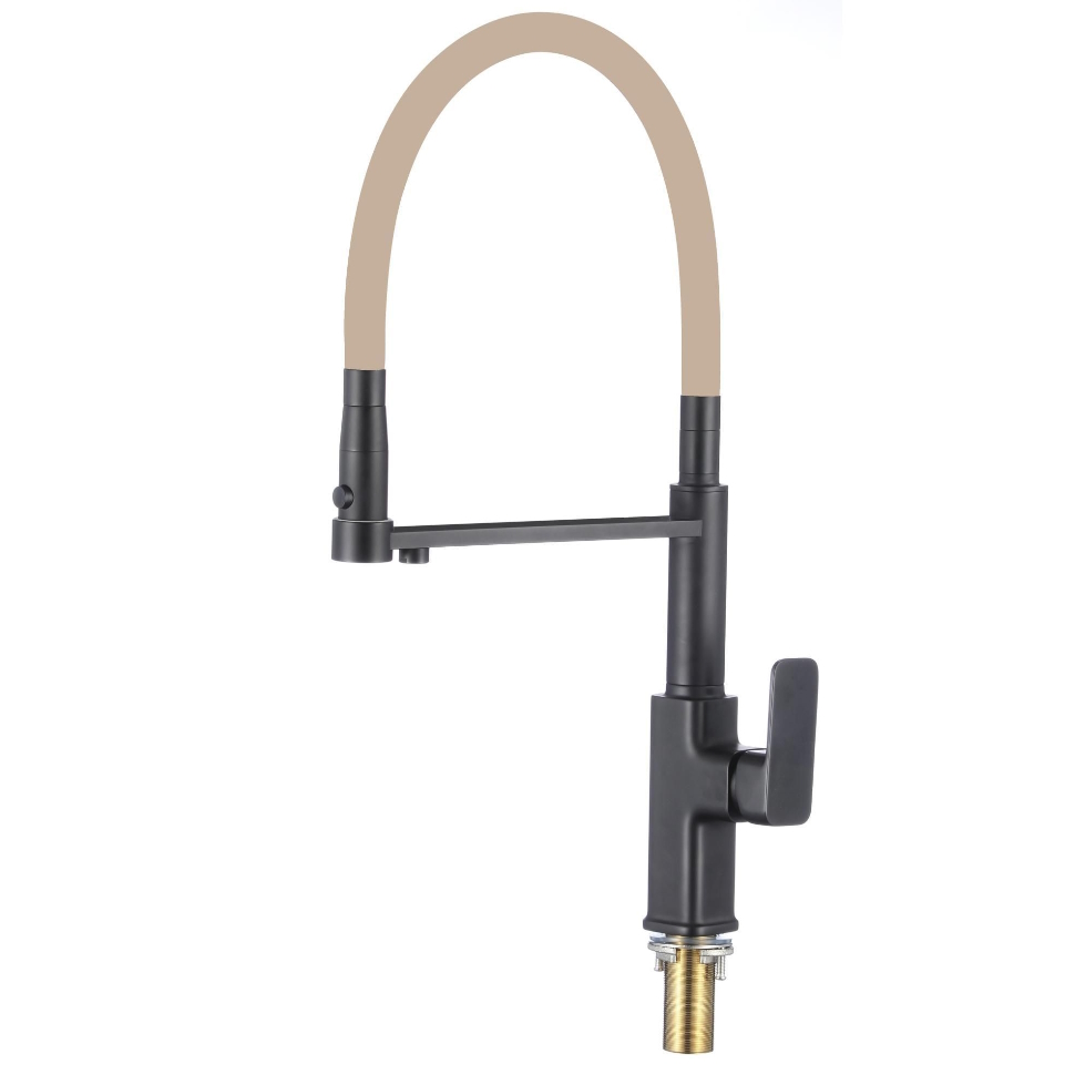 Смеситель для кухни с подключением к фильтру Savol S-L1808H-12, черный