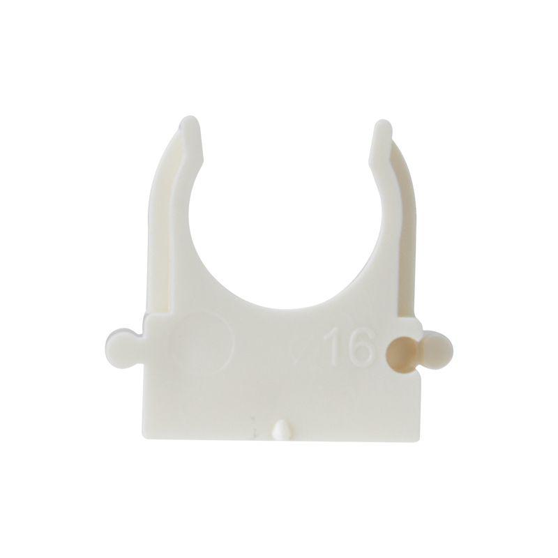 Держатель для труб (клипса) d16мм для монтажного пистолета бел. Rexant 28-0416-3