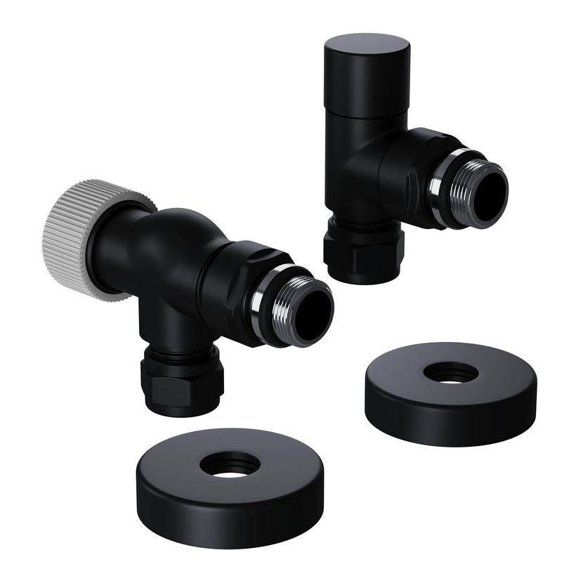 Набор термостатический осевой Design Pro 15мм М30х1.5 черн. Royal Thermo НС-1646644