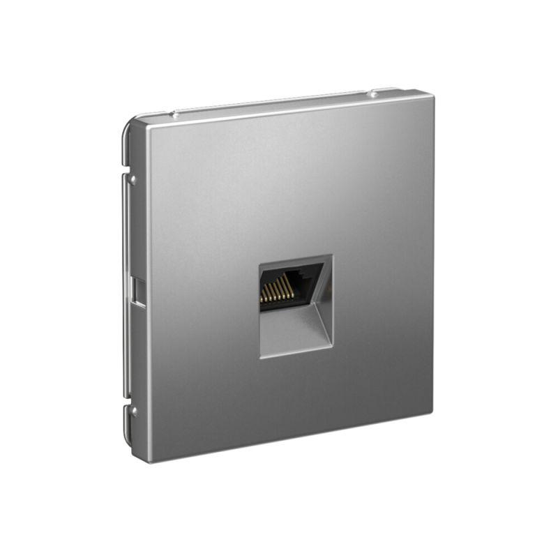 Розетка компьютерная ArtGallery RJ45 кат.6A механизм сталь SE GAL000986