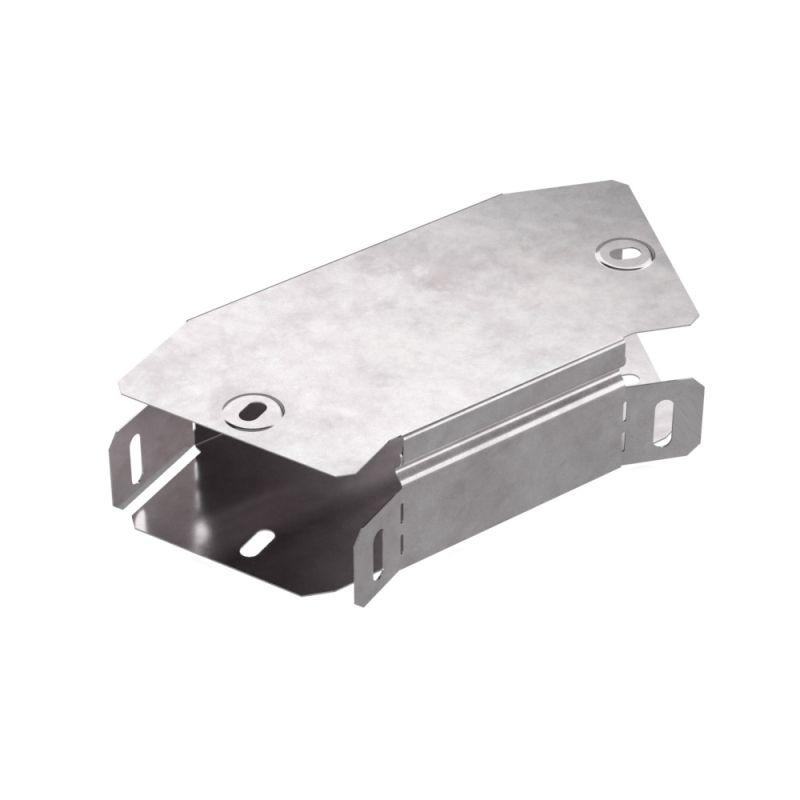 Угол горизонтальный 45 град. с крышкой 100х50 стандарт Промрукав PR16.0423