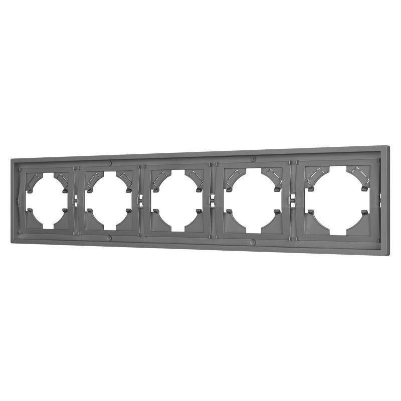 Рамка пластиковая FRM-TENDO-PL-5-GR Arlight 053853