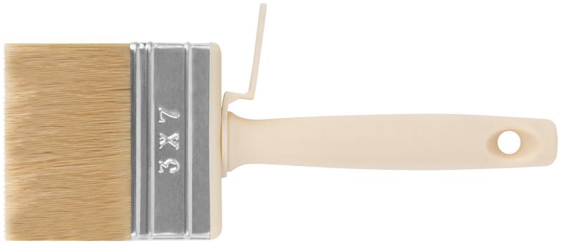 Макловица "мини" 30х70мм натур. свет. щетина пластик. корпус КУРС 01661