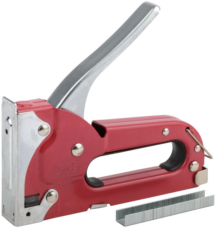 Степлер для узких скоб "тип 53" 4-8мм корпус метал. КУРС 32084