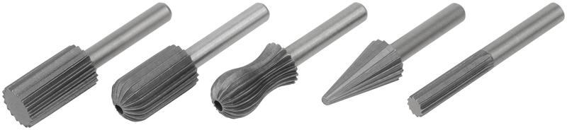 Набор шарошек по металлу HSS сталь Профи (уп.5шт) FIT 36476