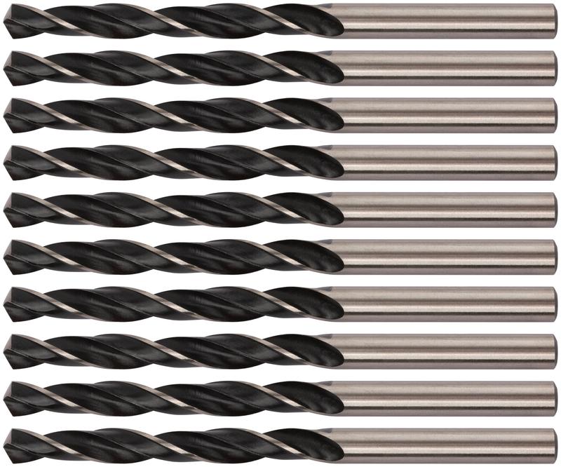 Сверло по металлу HSS черненые 6.0х93мм (уп.10шт) FIT 33560