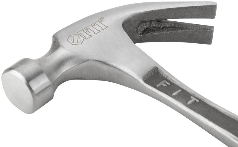 Молоток-гвоздодер Профи 29мм 450г цельнометал. FIT 44791