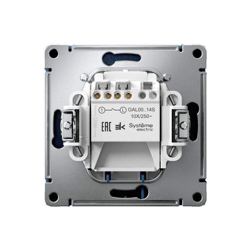 Выключатель карточный ArtGallery 10А без задержки времени быстрозажим. клем. аквамарин SE GAL001114S