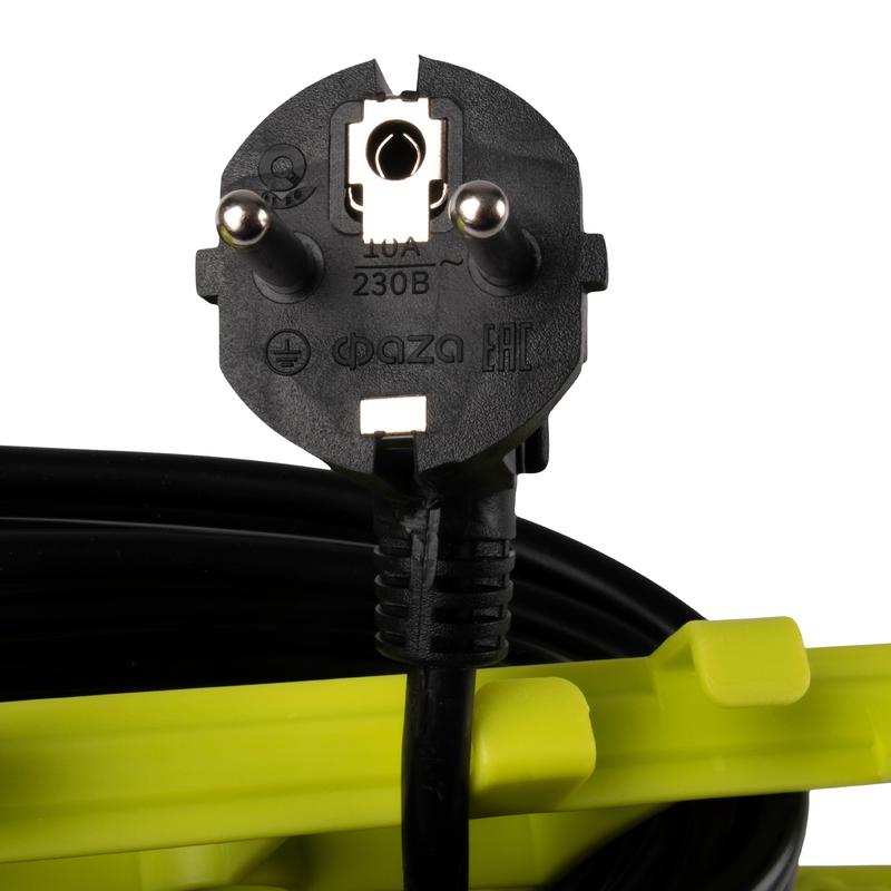 Удлинитель-шнур на рамке 1х20м с заземл. CSG100-2000 ФАZА 5063884