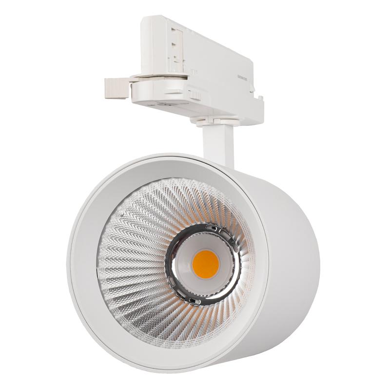 Светильник светодиодный трековый трехфазный 3P PTR 7040 40Вт 4000К 36град. WH IP40 Pro+ JazzWay 5062795