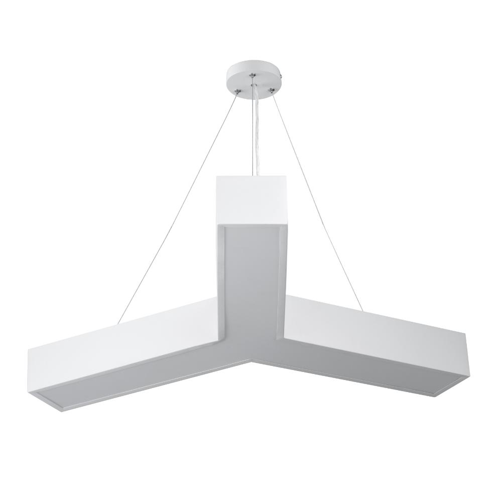 Светильник светодиодный Geometria Igrek SPO-143-W-40K-056 56Вт 4000К 3700Лм IP40 900*900*80 белый подвесной