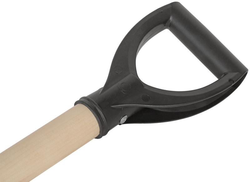 Лопата штыковая прямоугольная 210х385х1440мм V-ручка; деревянный черенок; рельсовая сталь 77191