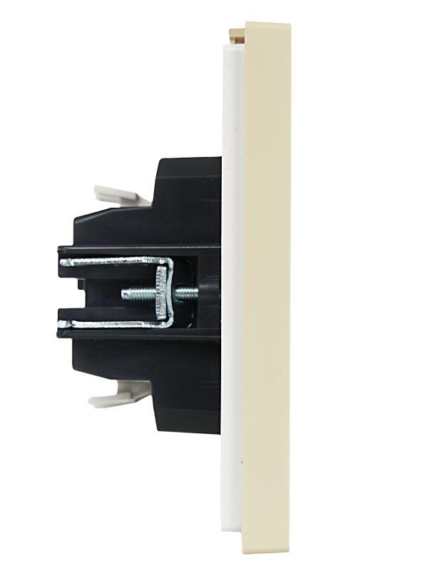 Выключатель проходной 1-кл. СП FORTE&PIANO 10А FP403 ваниль IEK FP-V12-0-10-1-K10