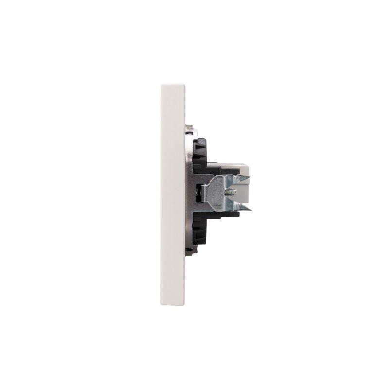 Розетка компьютерная СП STRONG MIELE RJ45 кат.6 жемчуг Kranz KR-78-0724-4