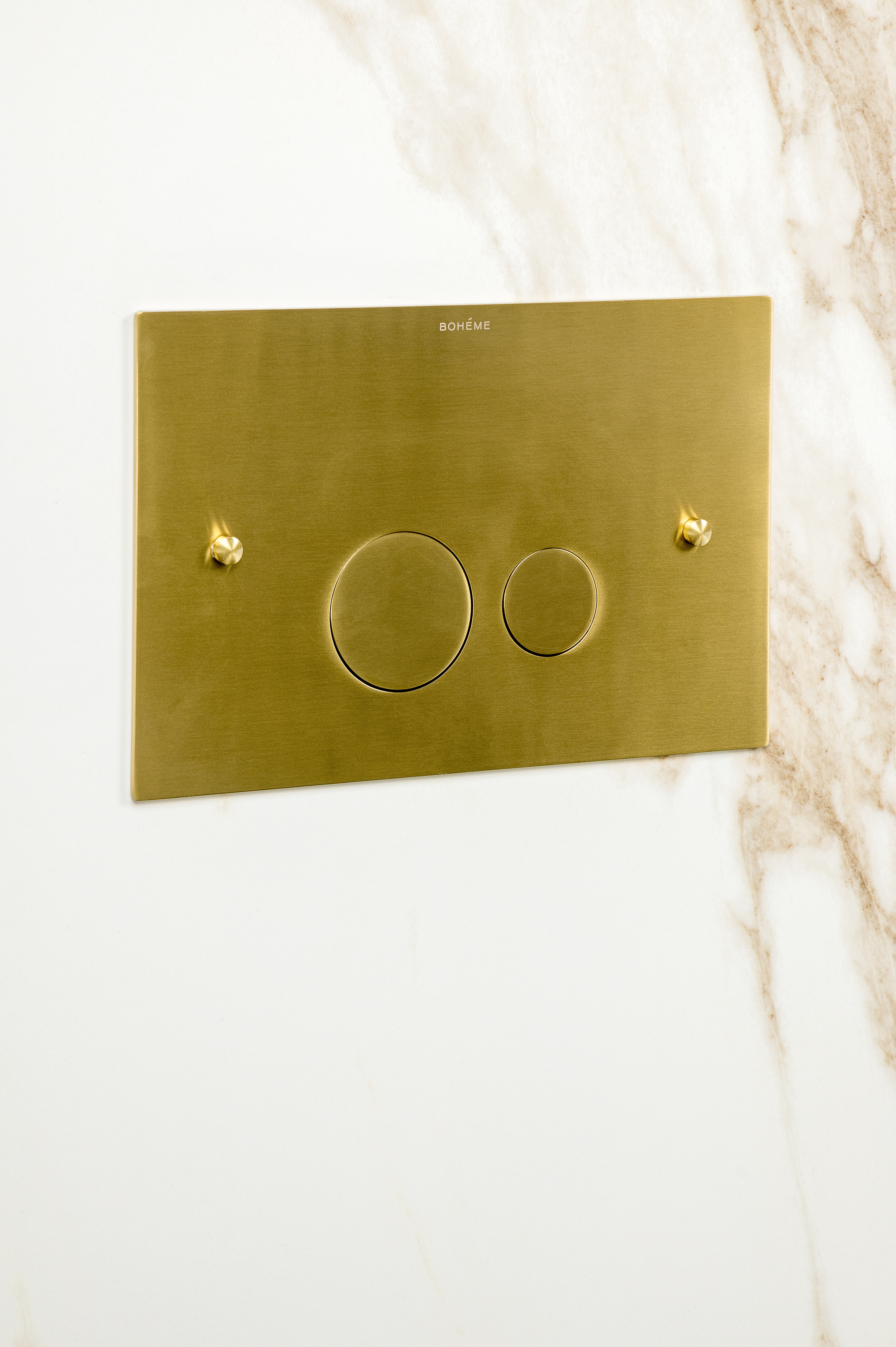 Кнопка для инсталляции Boheme латунь GOLD ультраплоская