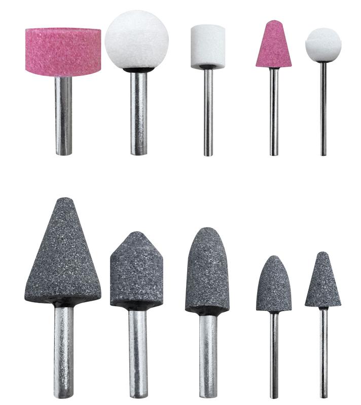 Шарошка абразивная по металлу большая и малая (уп.10шт) FIT 36466