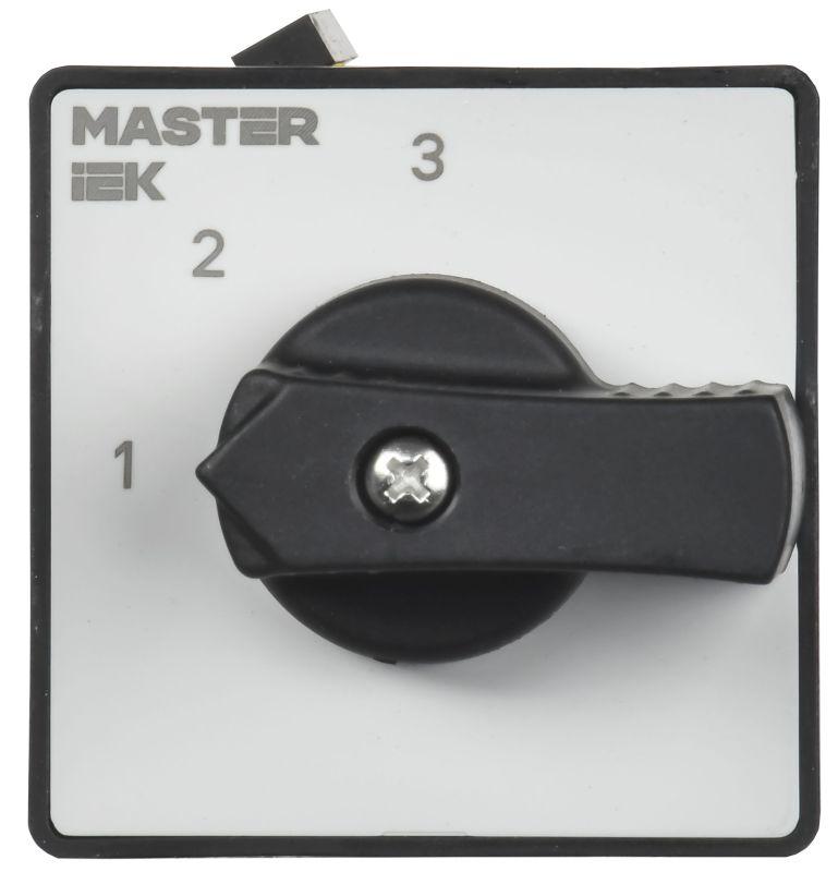 Переключатель кулачковый 10А (сх. 82) стандартная рукоятка IEK MI-CS10-010-082