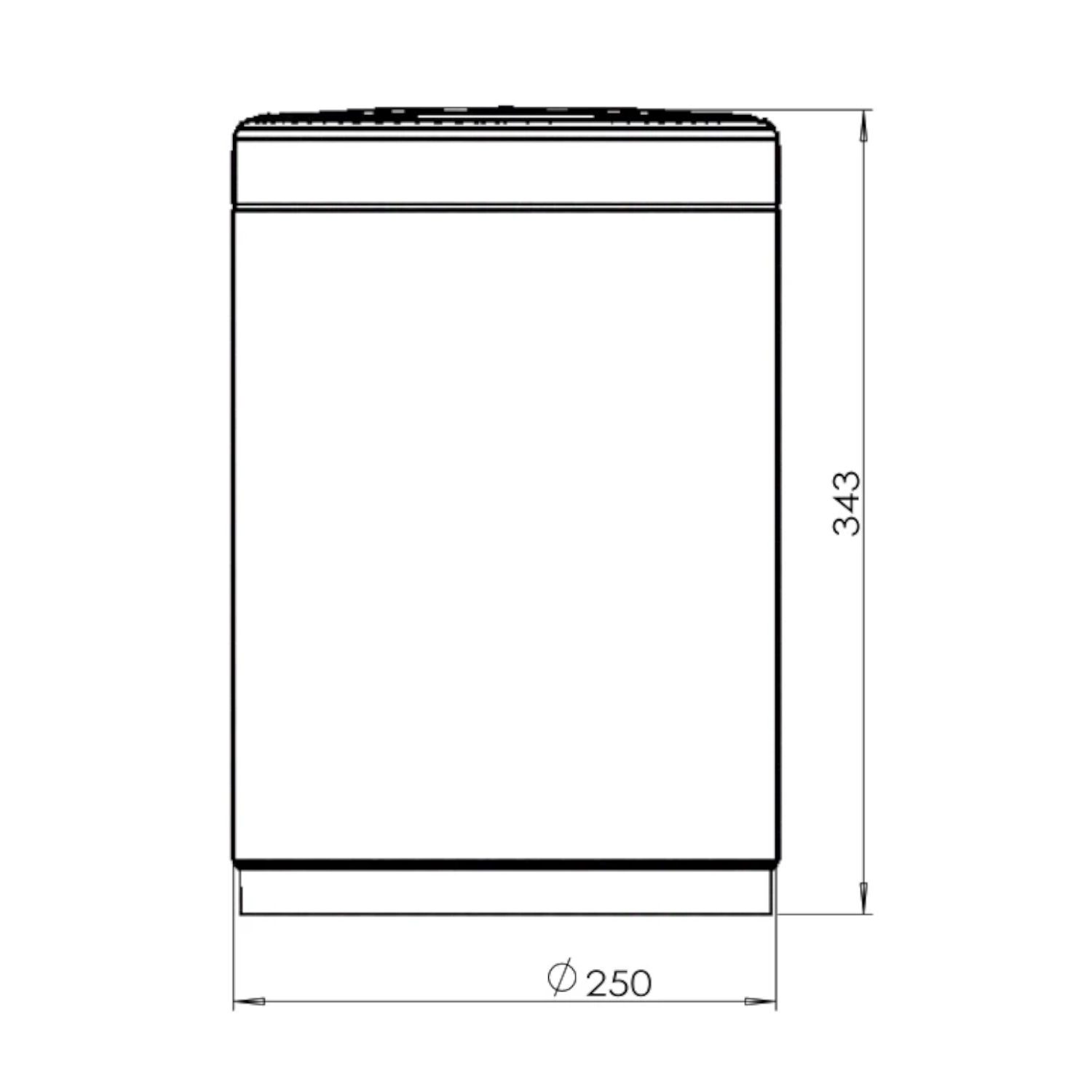 Сенсорное ведро JAVA S-882-9L, 9 литров
