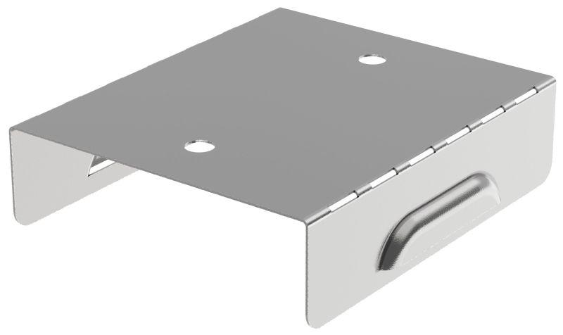 Крышка для угла вертикал. внутр. 45град. 80х80 0.6мм ESCA 3 IEK ES3-PND-45-080-080-06