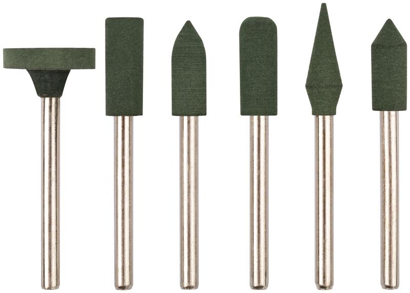 Насадка резиновая полировальнаямелкой зернистости набор 6шт FIT 36923