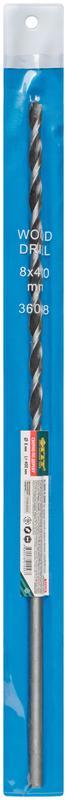 Сверло по дереву удлиненное 8х400мм FIT 36048
