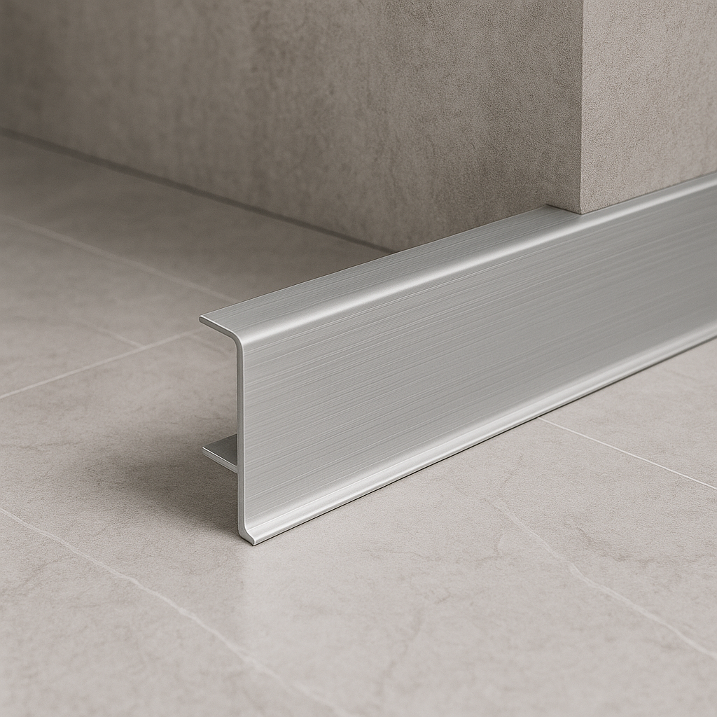 Плинтус алюминиевый